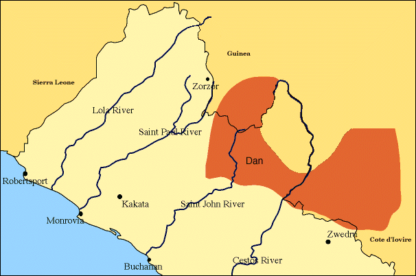 map of ivory coast. click map to see an enlarged